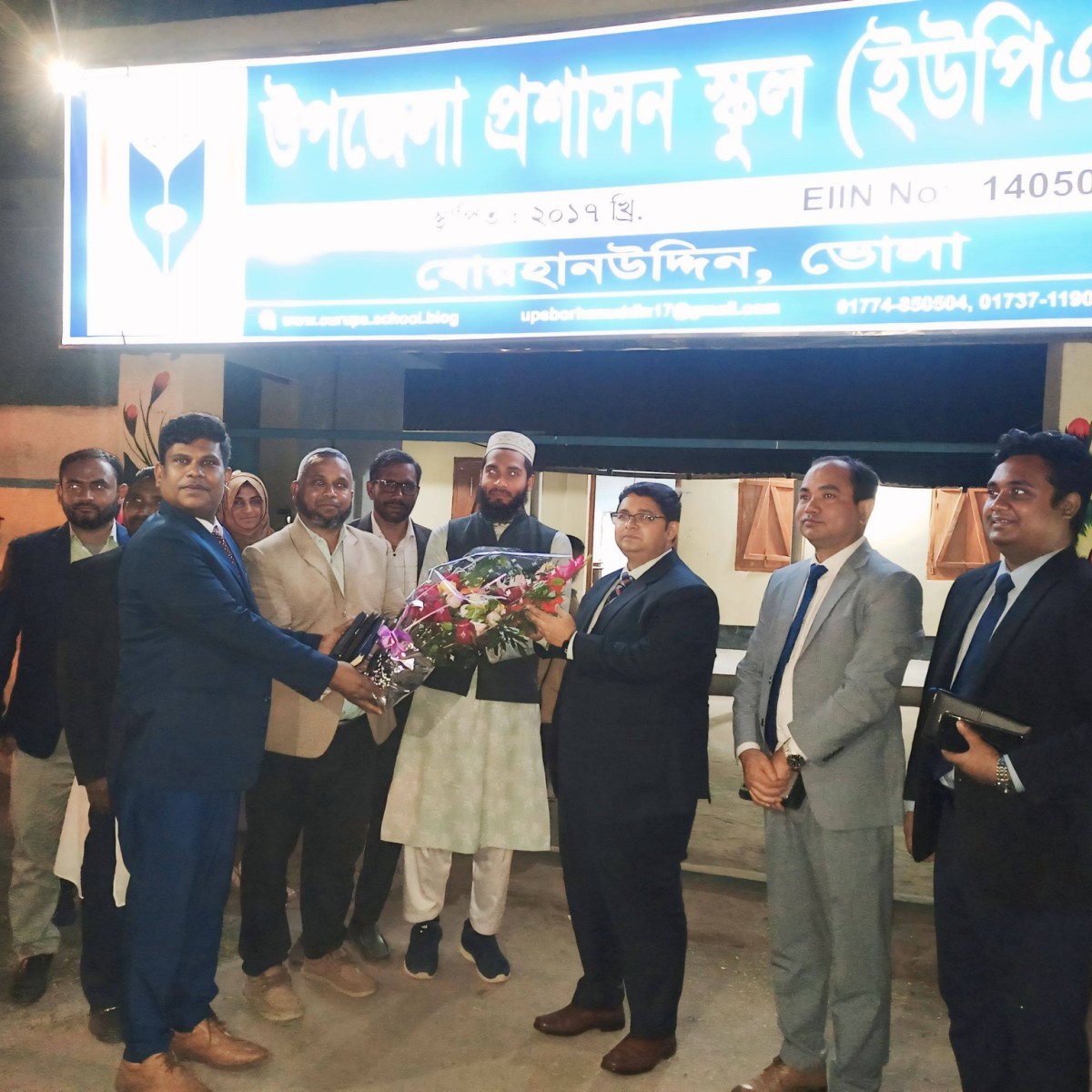 ইউপিএস পরিদর্শনে ভোলা জেলার মান্যবর জেলা&nbsp;প্রশাসক